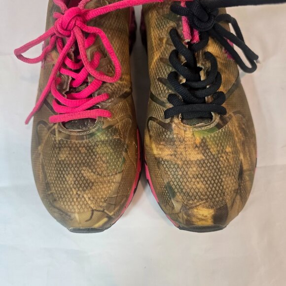 Realtree Mamba Camo Trail Shoes Women Size 8.5 Brown Pink Hiking Outdoor Hunting - Picture 4 of 10